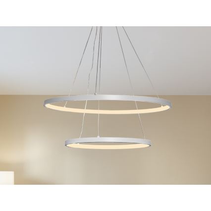 Lámpara de araña LED regulable LED/75W/230V 3000-6500K diá. 60 cm + control remoto
