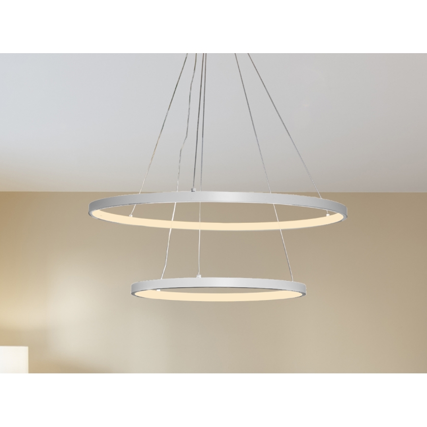 Lámpara de araña LED regulable LED/75W/230V 3000-6500K diá. 60 cm + control remoto