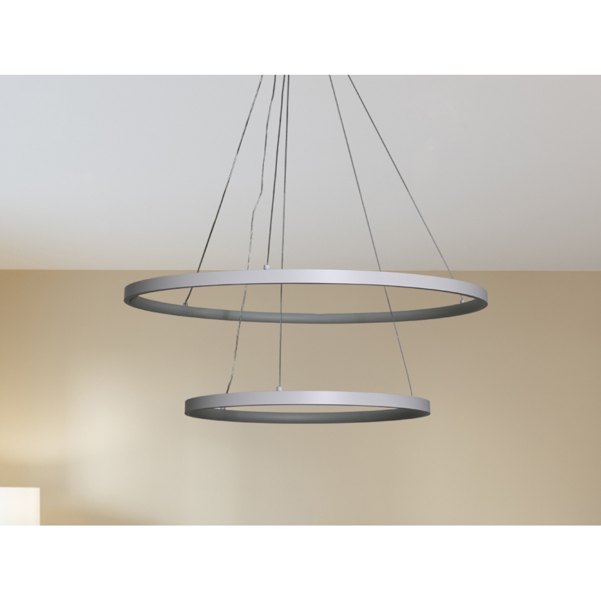 Lámpara de araña LED regulable LED/75W/230V 3000-6500K diá. 60 cm + control remoto
