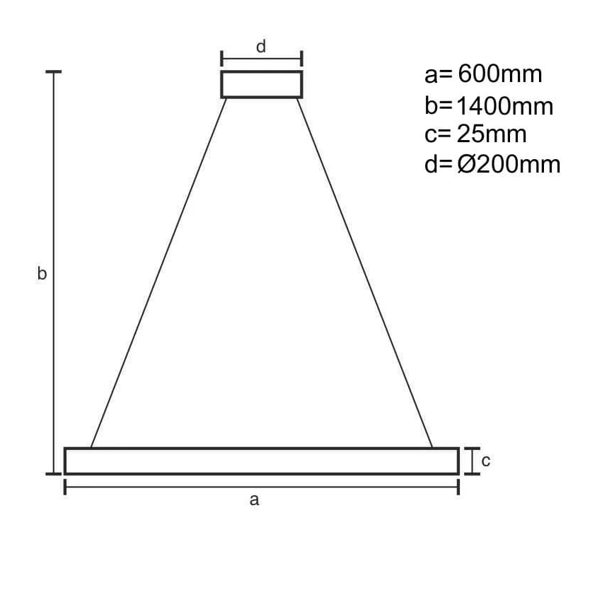 Lámpara de araña LED regulable LED/75W/230V 3000-6500K diá. 60 cm + control remoto