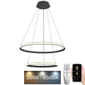 Lámpara de araña LED regulable LED/75W/230V 3000-6500K diá. 60 cm + control remoto