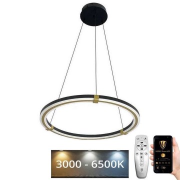 Lámpara de araña LED regulable LED/75W/230V 3000-6500K diá. 60 cm + control remoto
