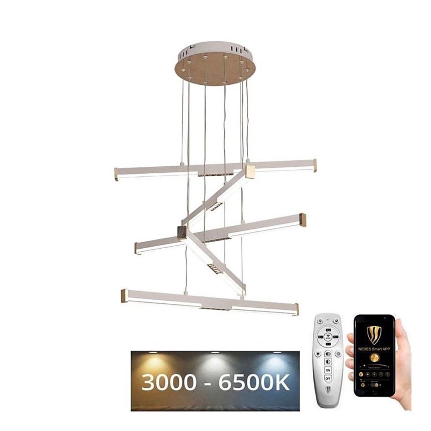 Lámpara de araña LED regulable LED/75W/230V 3000-6500K diá. 60 cm + control remoto