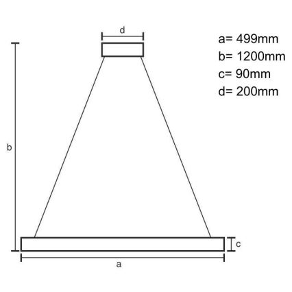 Lámpara de araña LED regulable LED/80W/230V 3000-6500K blanco + control remoto