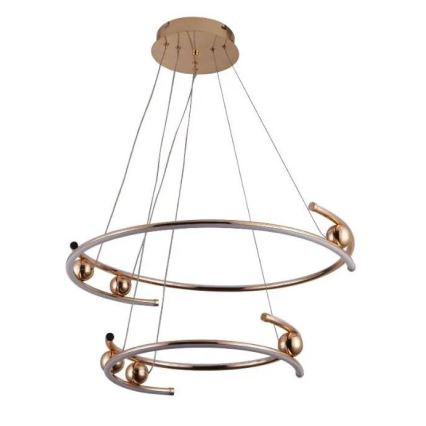 Lámpara de araña LED regulable LED/80W/230V 3000-6500K diá. 60 cm + control remoto