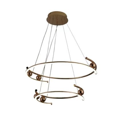 Lámpara de araña LED regulable LED/80W/230V 3000-6500K diá. 60 cm + control remoto