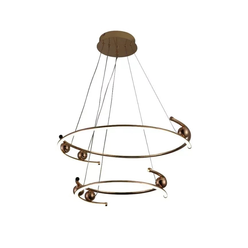 Lámpara de araña LED regulable LED/80W/230V 3000-6500K diá. 60 cm + control remoto