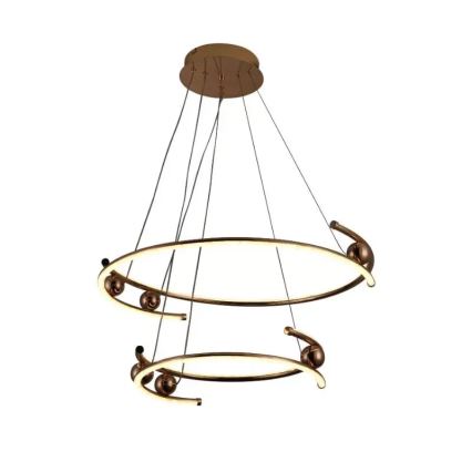 Lámpara de araña LED regulable LED/80W/230V 3000-6500K diá. 60 cm + control remoto