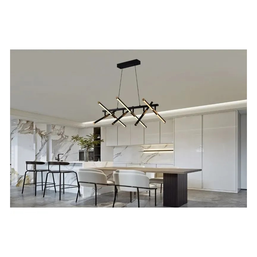 Lámpara de araña LED regulable LED/80W/230V 3000-6500K + control remoto