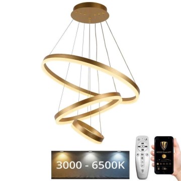Lámpara de araña LED regulable LED/85W/230V 3000-6500K diá. 60 cm + control remoto