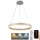 Lámpara de araña LED regulable LED/85W/230V 3000-6500K diá. 60 cm + control remoto