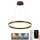 Lámpara de araña LED regulable LED/85W/230V 3000-6500K diá. 60 cm + control remoto