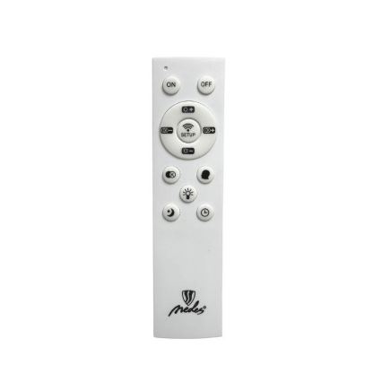 LED Lámpara de araña de cristal regulable en una cadena LED/90W/230V 3000-6500K cromo brillante + control remoto