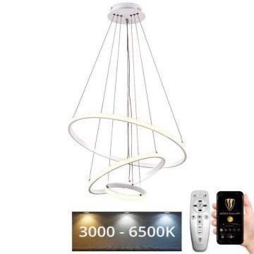 Lámpara de araña LED regulable LED/90W/230V 3000-6500K diá. 60 cm + control remoto