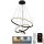 Lámpara de araña LED regulable LED/90W/230V 3000-6500K diá. 60 cm + control remoto