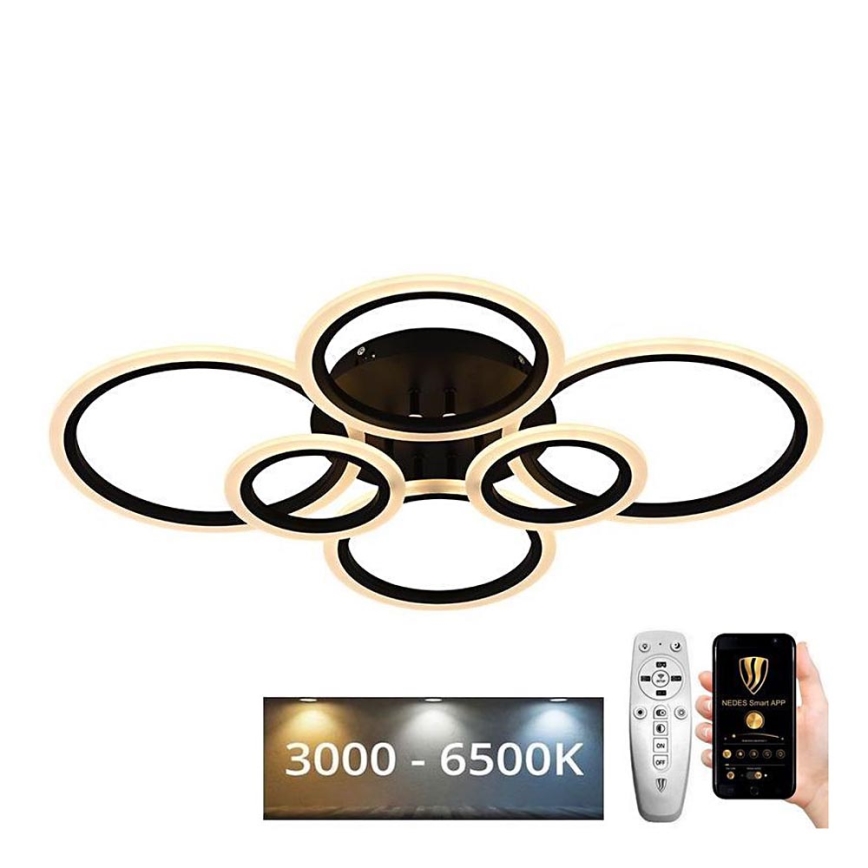 Lámpara de araña LED regulable LED/90W/230V 3000-6500K + mando a distancia
