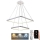 Lámpara de araña LED regulable LED/90W/230V 3000-6500K + mando a distancia