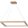 Lámpara de araña LED regulable LEGNO 2xLED/33W/230V roble