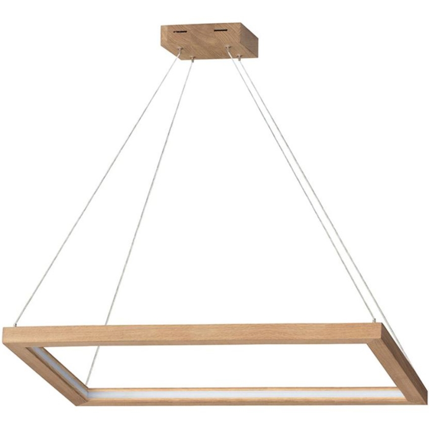 Lámpara de araña LED regulable LEGNO LED/31,5W/230V roble