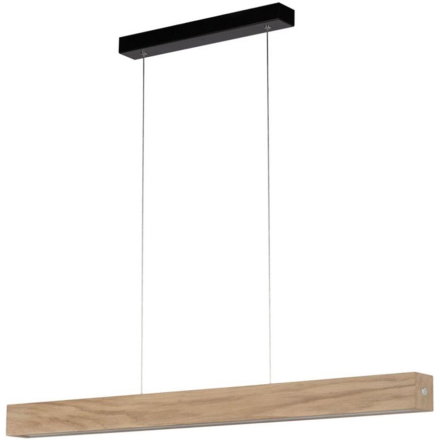 Lámpara de araña LED regulable LEON 3xLED/18W/230V roble