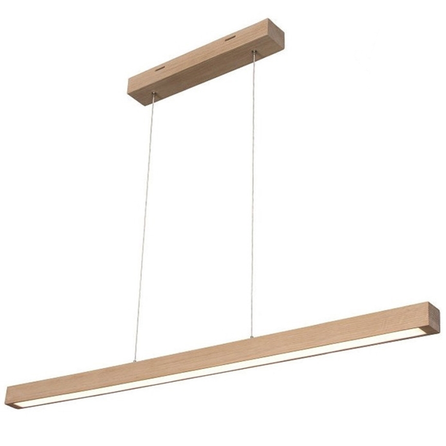 Lámpara de araña LED regulable SMAL LED/28,5W/230V roble