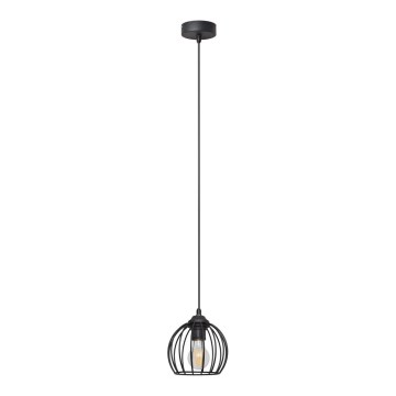 Lámpara de araña MERCURE 1xE27/15W/230V diámetro 16 cm negro