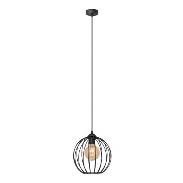 Lámpara de araña MERCURE 1xE27/15W/230V diámetro 24 cm negro