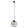 Lámpara de araña MERCURE 1xE27/15W/230V diámetro 24 cm negro