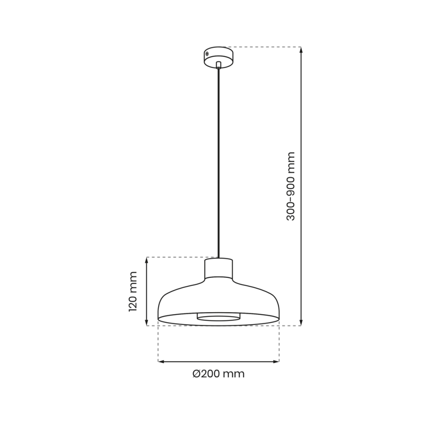 Lámpara de araña sobre cable LINEA 1xGX53/12W/230V negro
