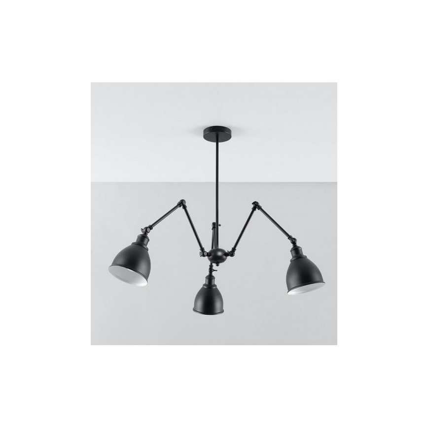 Lámpara de araña STARK SHADE 3xE27/60W/230V
