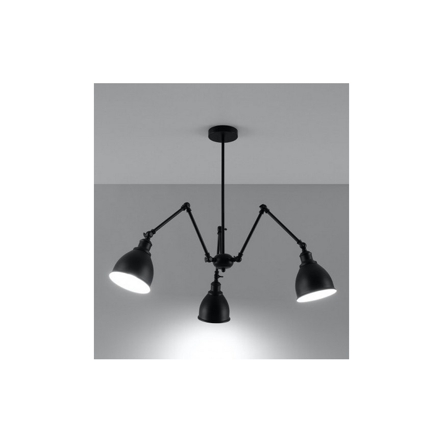 Lámpara de araña STARK SHADE 3xE27/60W/230V