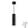 Lámpara de baño regulable LED RGBW TURYN 1xGU10/6,5W/230V 2700-6500K Wi-Fi IP44 negra