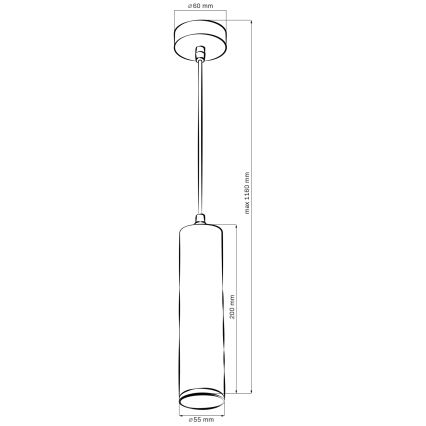 Lámpara de baño regulable LED RGBW TURYN 1xGU10/6,5W/230V 2700-6500K Wi-Fi IP44 negra