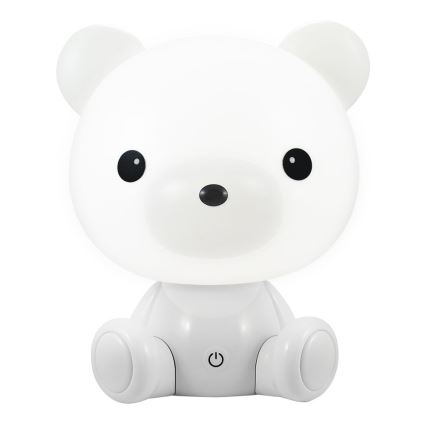 Lámpara de cabecera infantil LED regulable 2,5W/230V Osito Blanco
