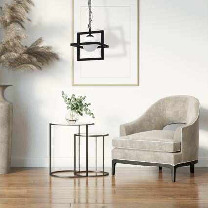 Lámpara de cadena DIEGO 1xE14/40W/230V negra