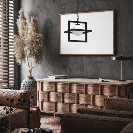 Lámpara de cadena DIEGO 1xE14/40W/230V negra