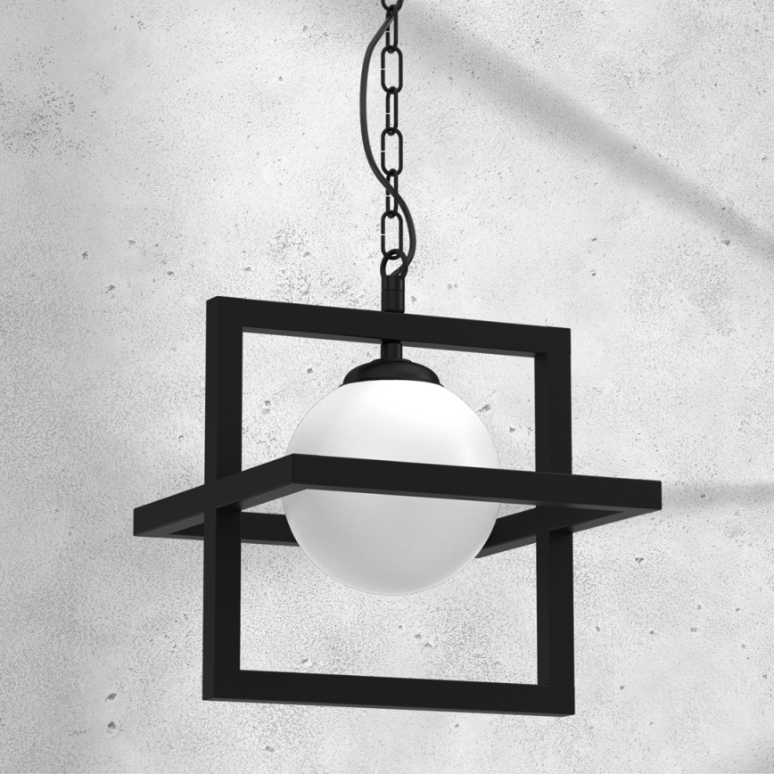 Lámpara de cadena DIEGO 1xE14/40W/230V negra