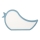 Lámpara de escritorio infantil LED BIRD LED/12W/230V azul