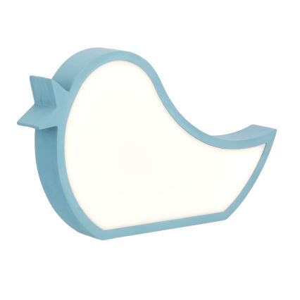 Lámpara de escritorio infantil LED BIRD LED/12W/230V azul
