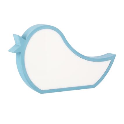 Lámpara de escritorio infantil LED BIRD LED/12W/230V azul