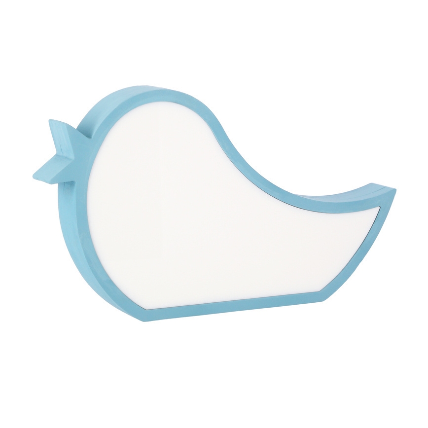 Lámpara de escritorio infantil LED BIRD LED/12W/230V azul