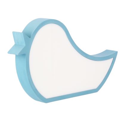 Lámpara de escritorio infantil LED BIRD LED/12W/230V azul