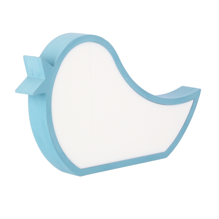 Lámpara de escritorio infantil LED BIRD LED/12W/230V azul