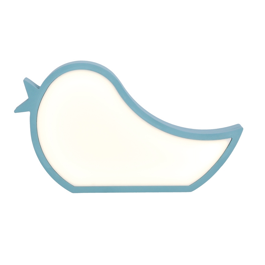 Lámpara de escritorio infantil LED BIRD LED/12W/230V azul