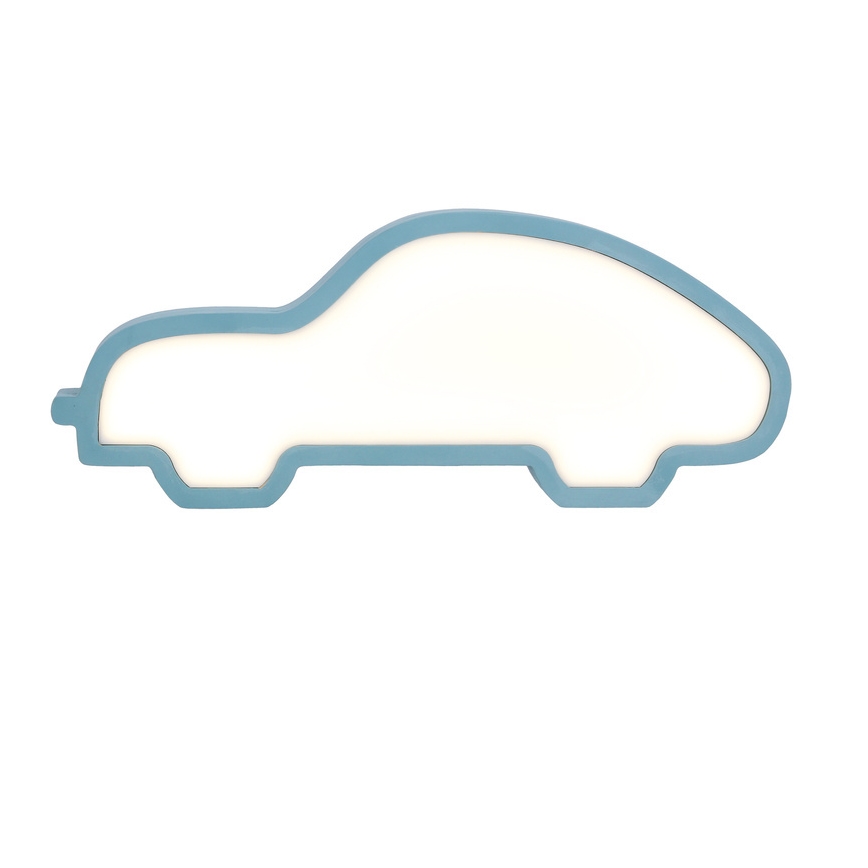 Lámpara de escritorio infantil LED CAR LED/11W/230V azul