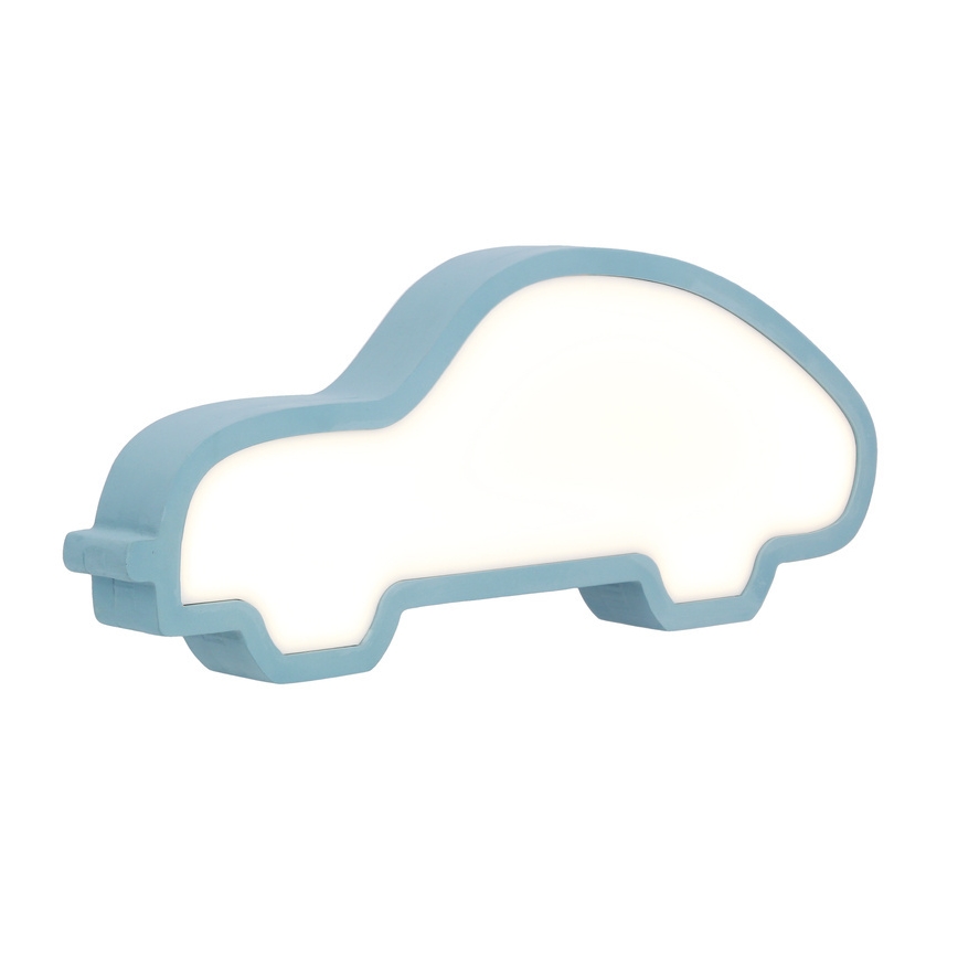 Lámpara de escritorio infantil LED CAR LED/11W/230V azul