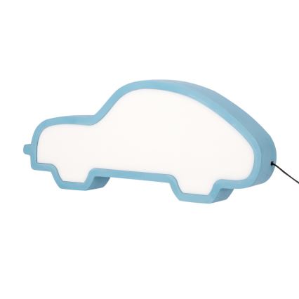 Lámpara de escritorio infantil LED CAR LED/11W/230V azul