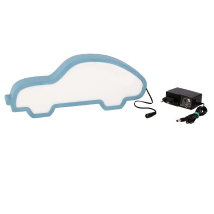 Lámpara de escritorio infantil LED CAR LED/11W/230V azul