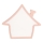 Lámpara de escritorio infantil LED HOUSE/10W/230V rosa