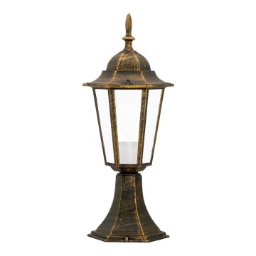 Lámpara de exterior 1xE27/20W/230V IP43 42,5 cm pátina